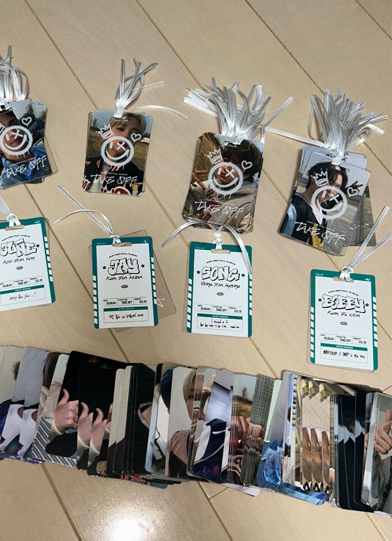 iKON TAKE OFF iKON メンバー別フォトタグトラベルタグバラ売り可