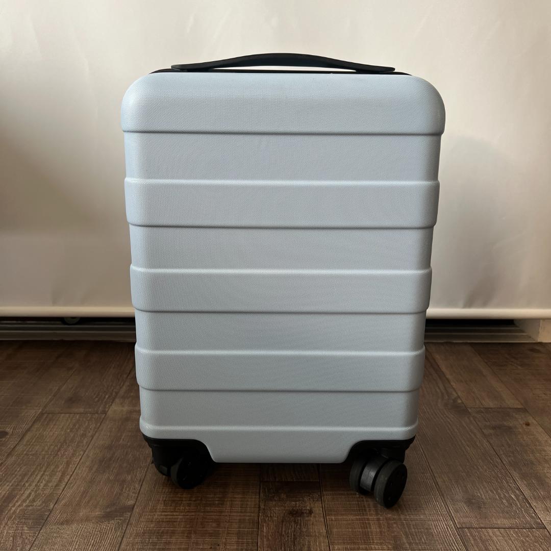 美品　無印　19リットル　キャリーケース　ライトブルー MUJI