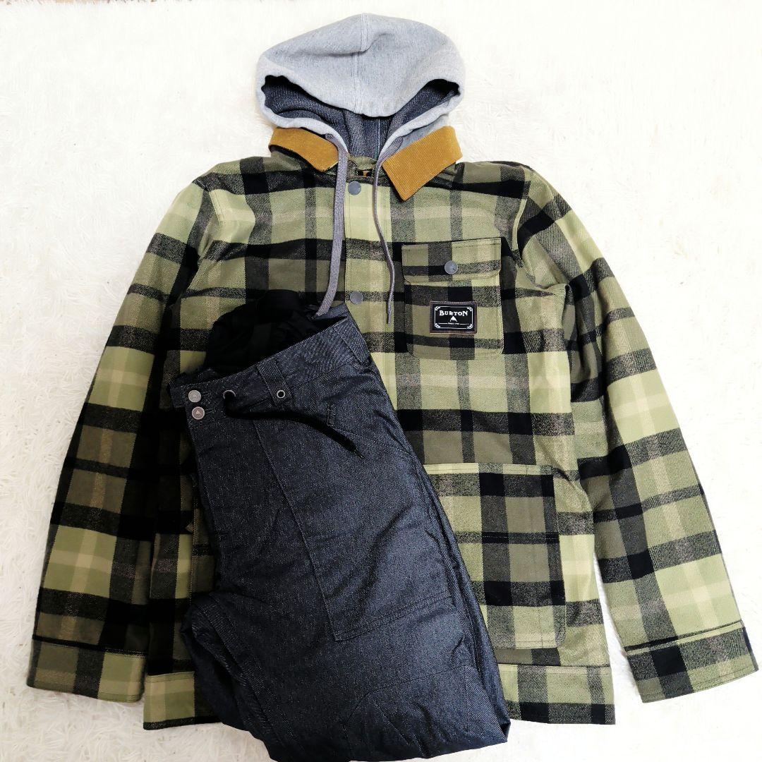 【美品】BURTON　バートン　スキー スノボ ウェア 上下 Ｌサイズ　大きめ