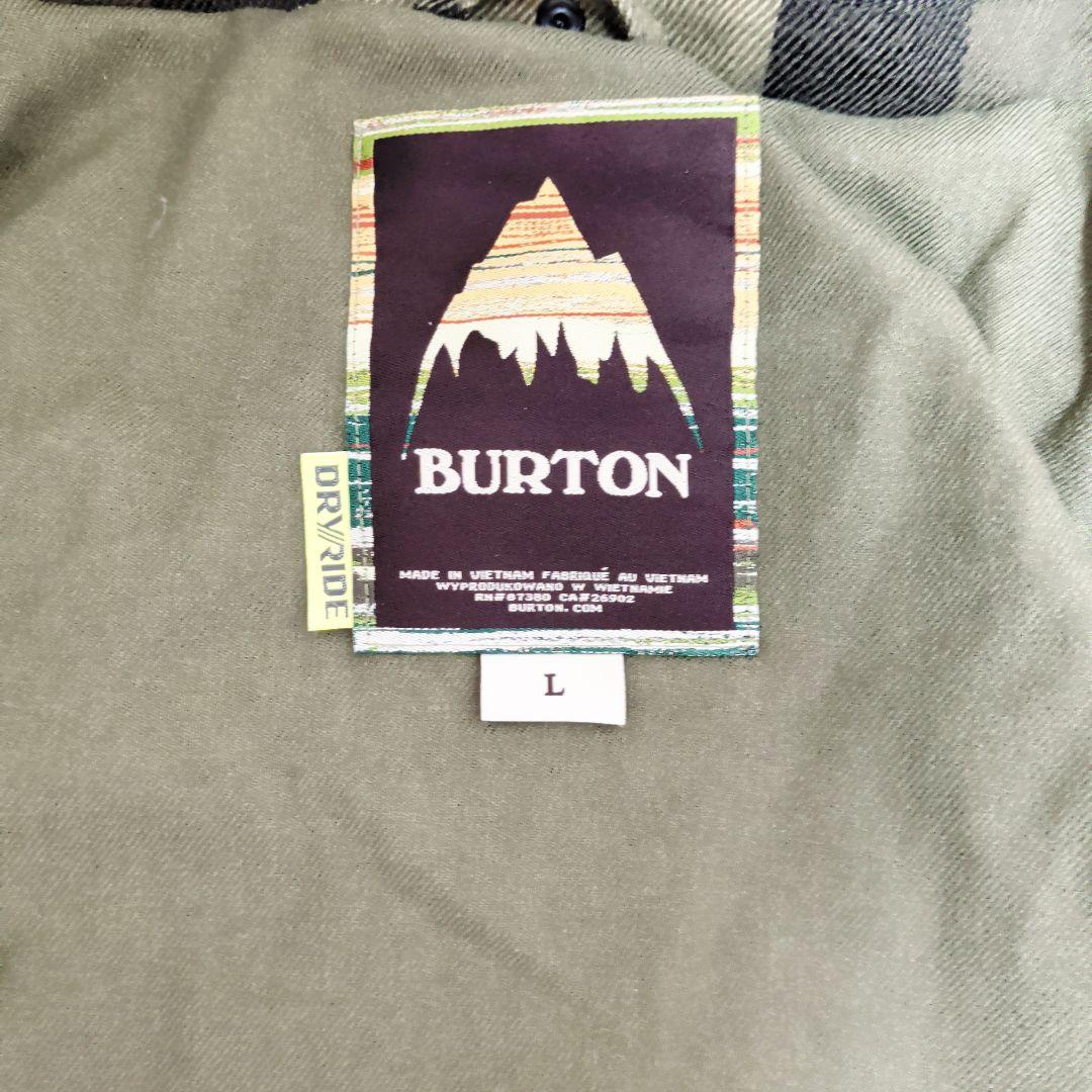 【美品】BURTON　バートン　スキー スノボ ウェア 上下 Ｌサイズ　大きめ