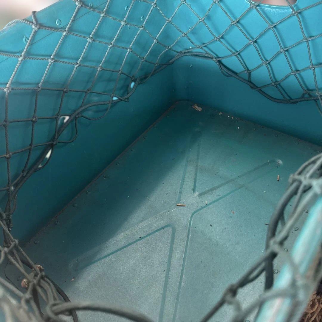 リ*ク様 牛乳石鹸 ボテ箱 COW BRAND 網付き 収納箱 昭和レトロ　アン