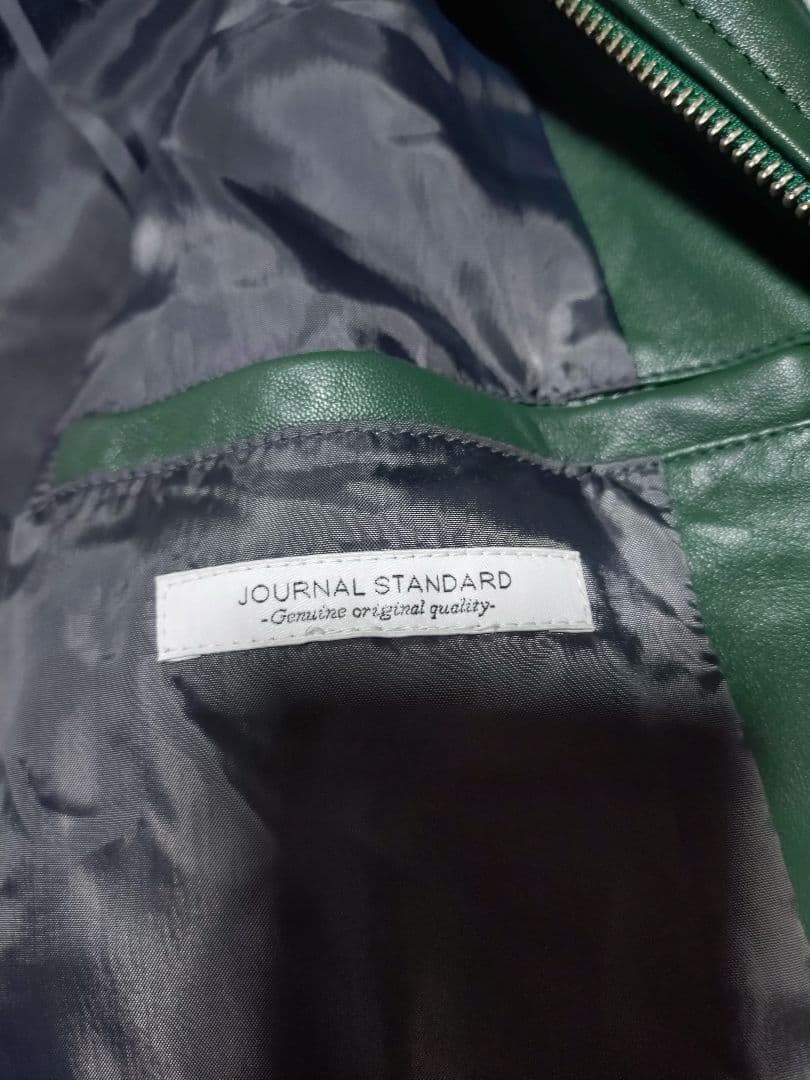 JOURNAL STANDARD ラムレザーシングルライダースジャケット　L