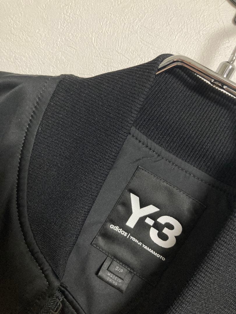 Y-3ボンバージャケットXS 爆速黒鴉 中綿 刺繍