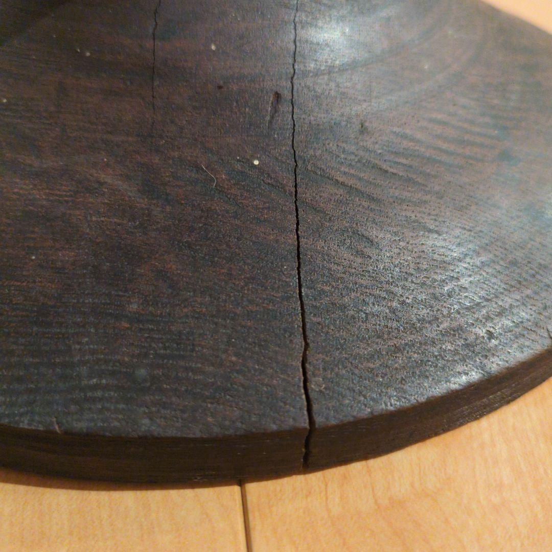 アンティーク木製コンポート皿 ウッドコンポート