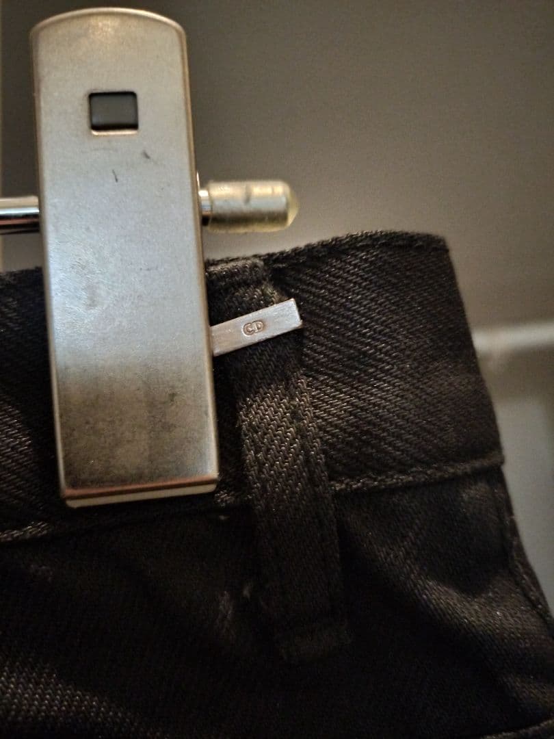 せ Dior Homme グラファイトコーティングデニム 路面店限定