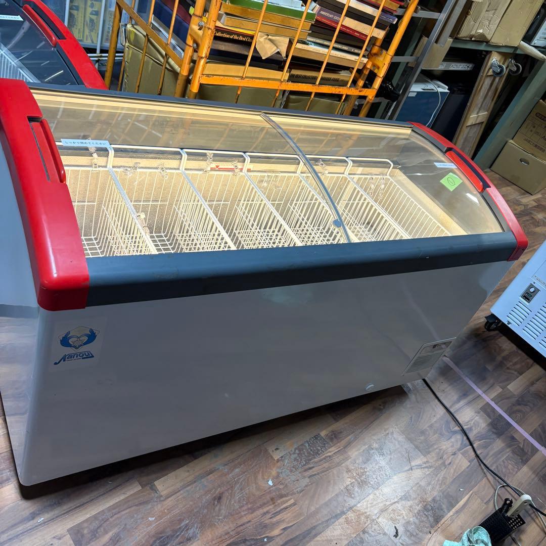 ①配送設置込み　カノウ冷機　冷凍ショーケース　Focus151-P　302L