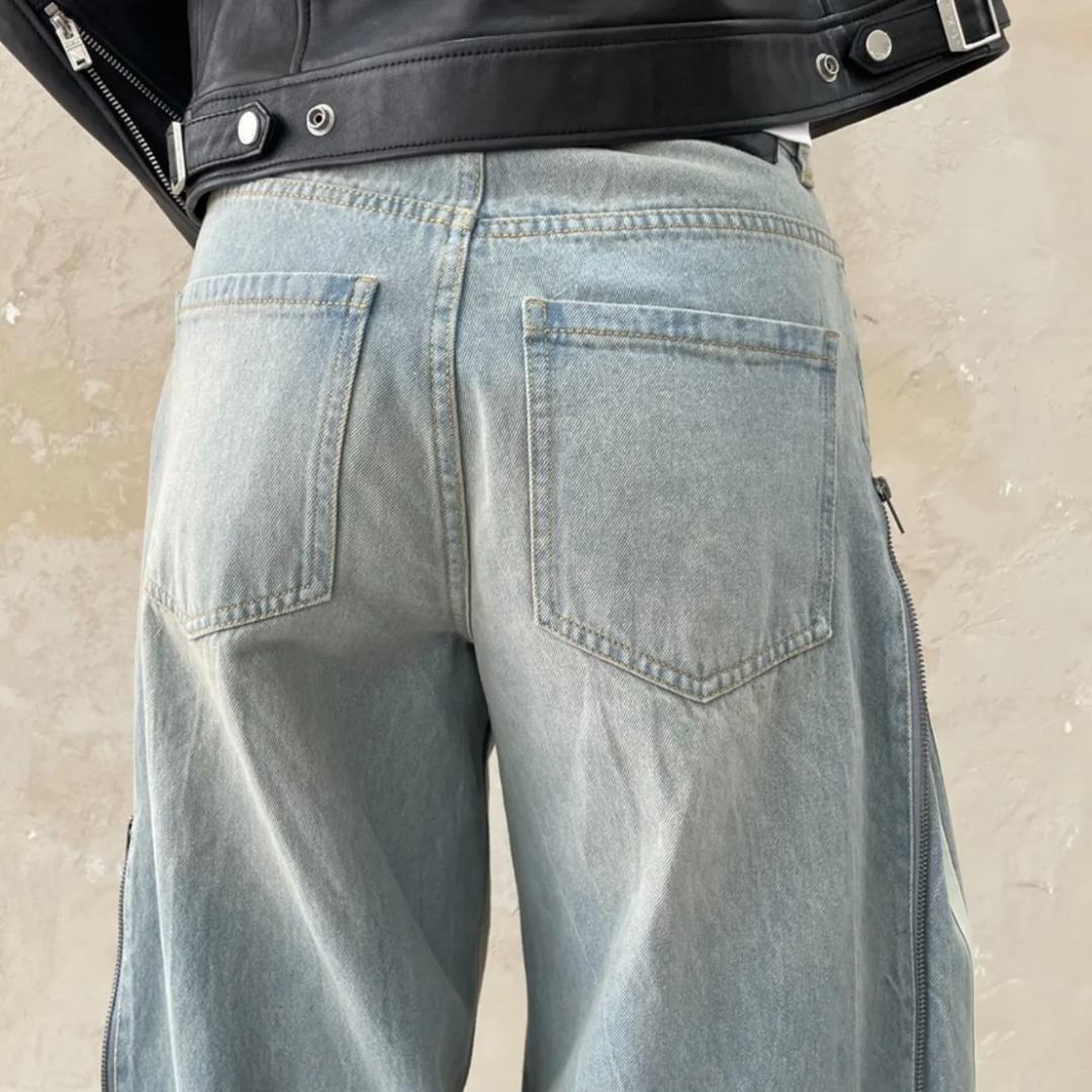 【adidas】デニムパンツ　JX9210 denim zip pant 28