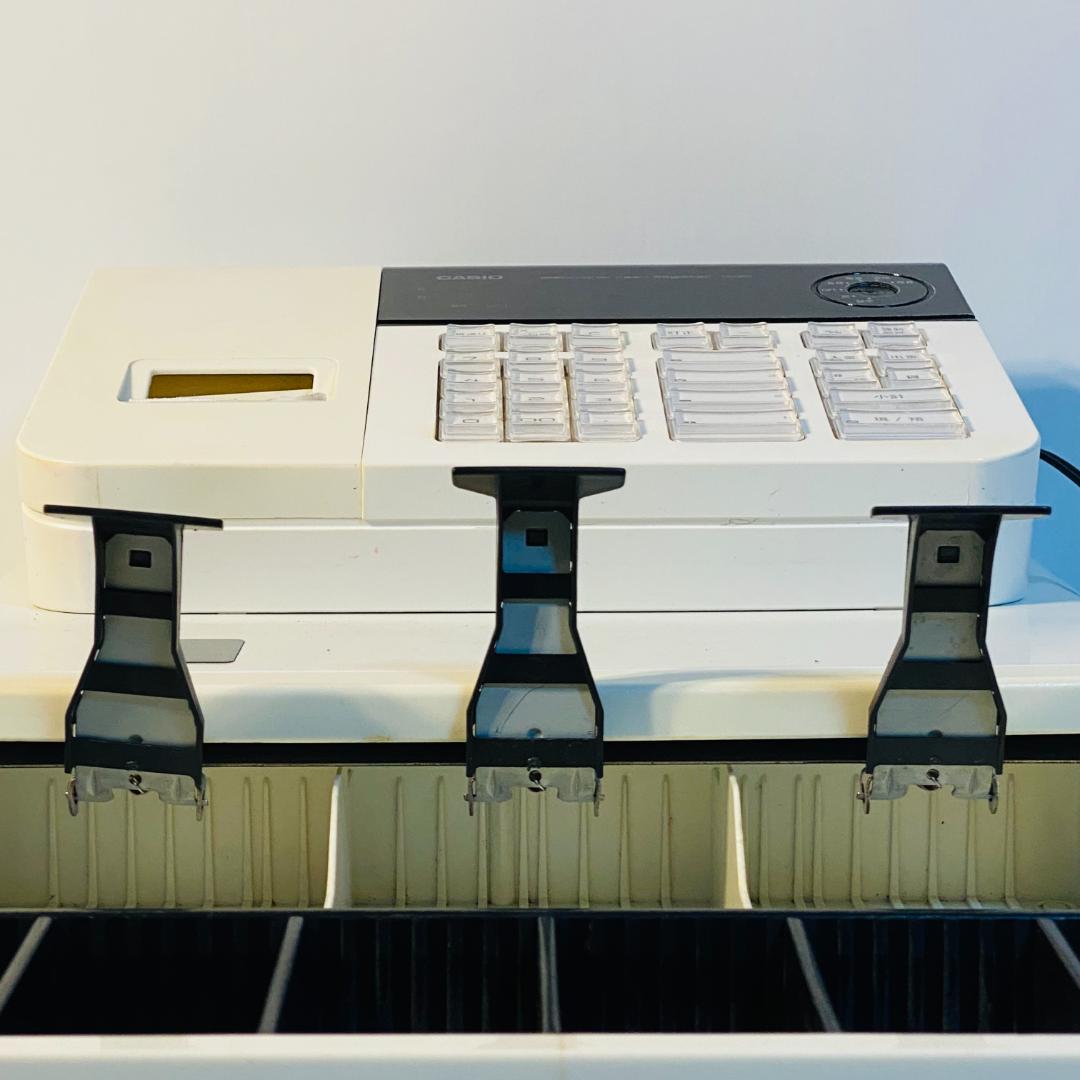 CASIO カシオ 計算機 電子レジスター 110ER 4部門 インボイス