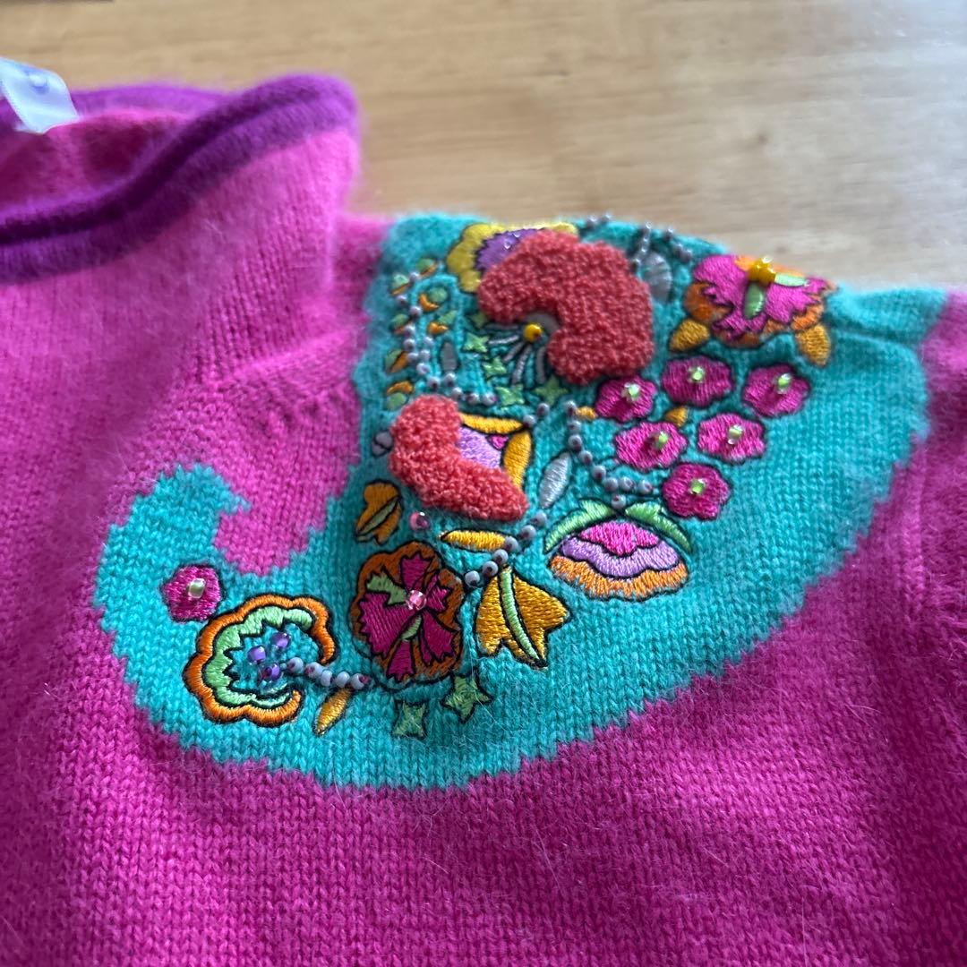 【まとめ売り】LEONARD SPORT 花柄 ペイズリー ニット ウール