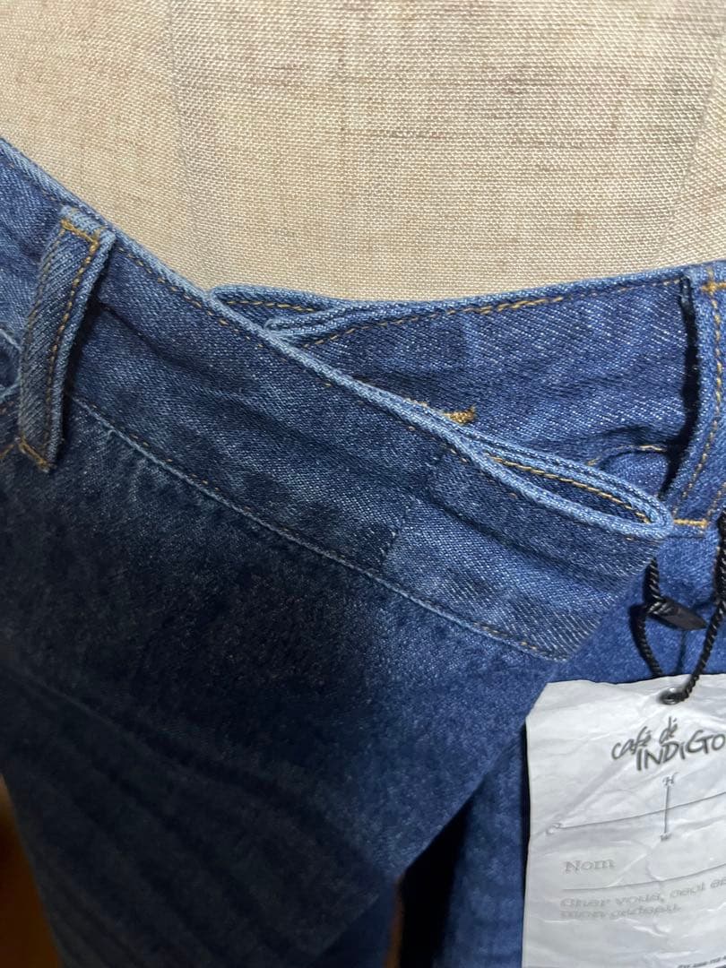 ♥️新品未使用♥️ MICALLEMICALLE ブーツカットデニム ラップデザイン