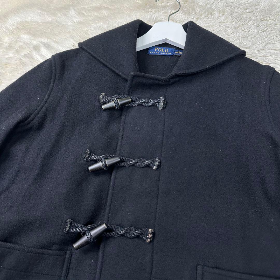 Polo Ralph Lauren ダッフルコート ショート丈 トグル ブラック