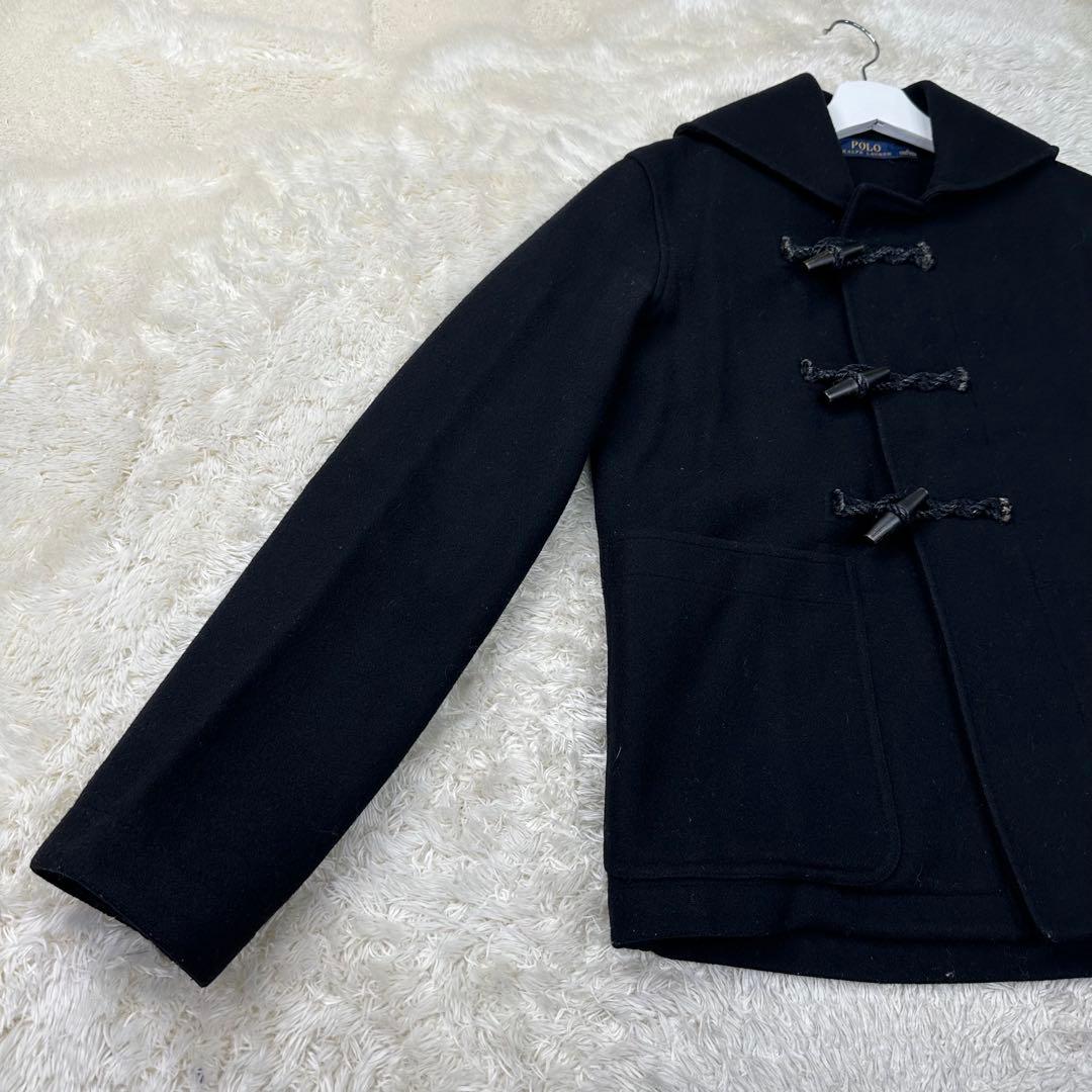 Polo Ralph Lauren ダッフルコート ショート丈 トグル ブラック