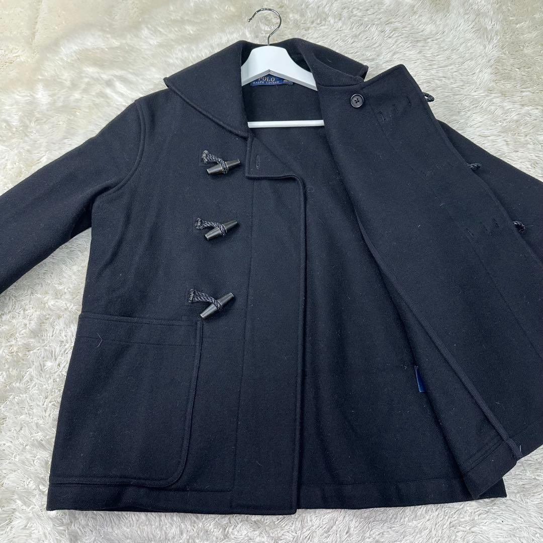 Polo Ralph Lauren ダッフルコート ショート丈 トグル ブラック