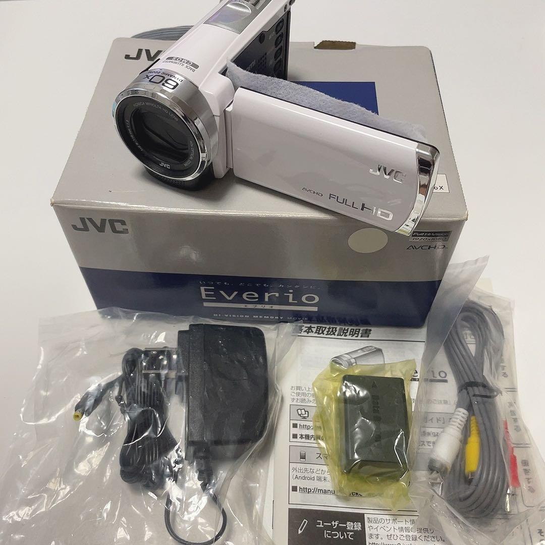 JVC Everio GZ-HM155 ビデオカメラ 〈ホワイト〉