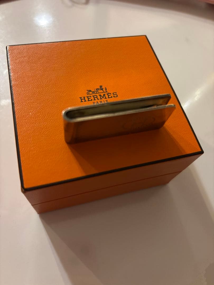 HERMES マネークリップ エブリン シルバー