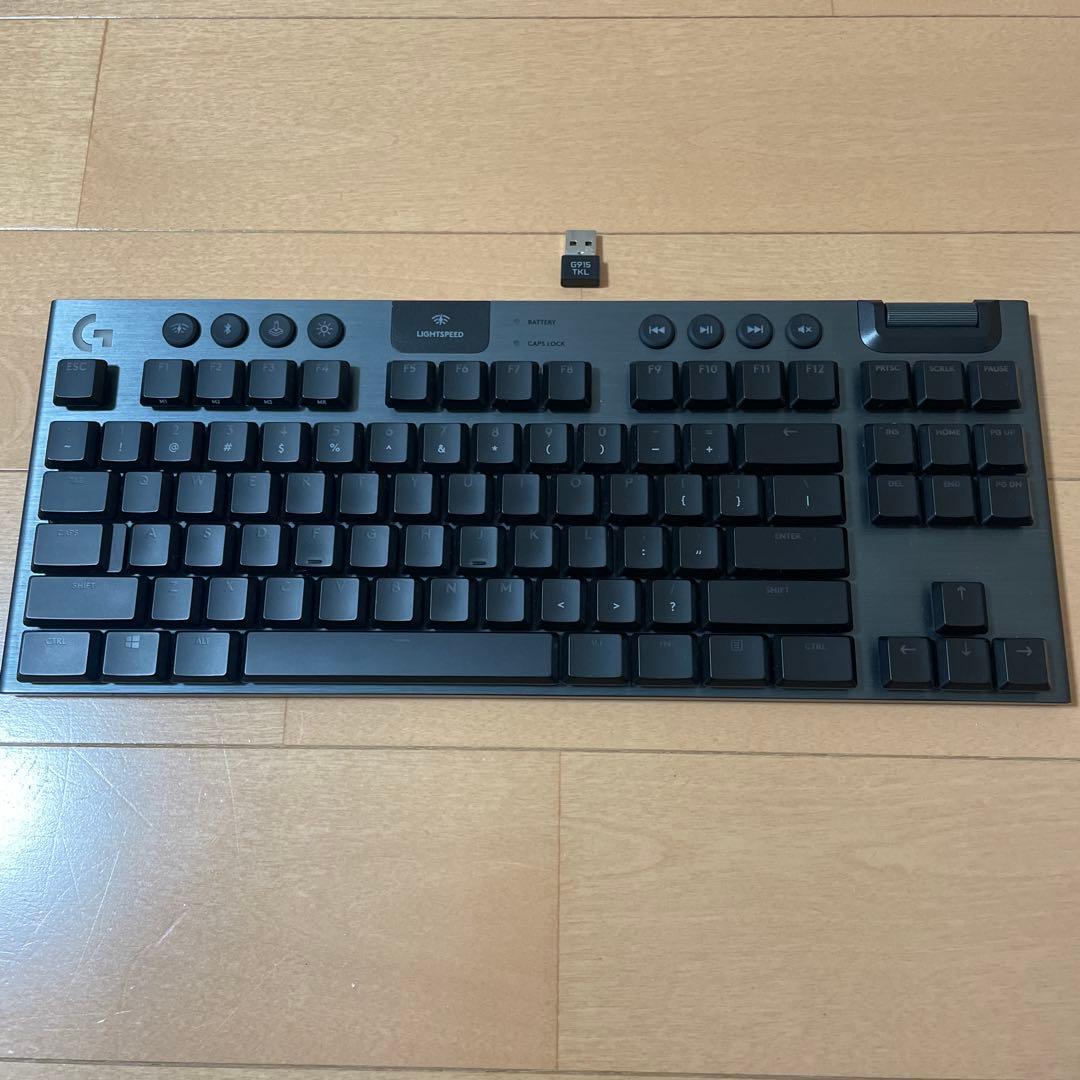 Logicool G915 tkl (G913のUS配列版) 茶軸 タクタイル