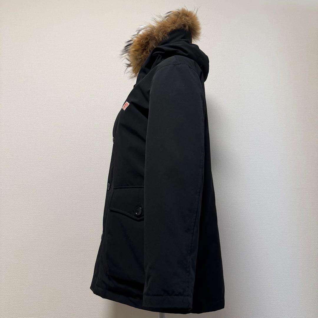DANTON ダウンジャケット　タッサー　ラクーンファー　大きいサイズ　XL