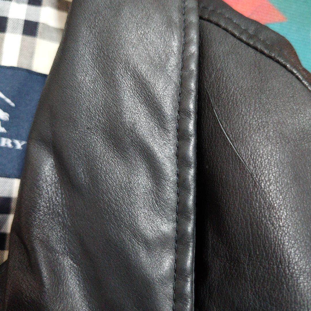 お値下げしました　バーバリーロンドン　ラムレザージャケット