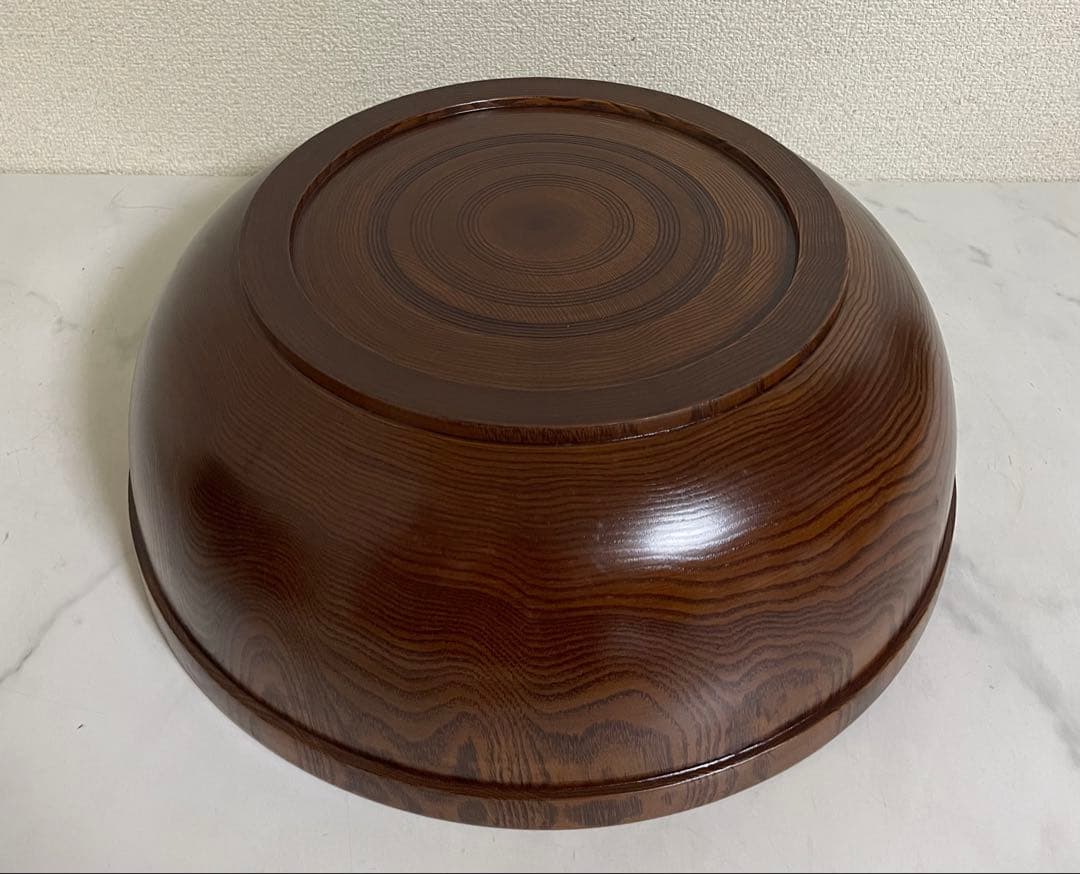 天然木製　こね鉢　手打ち道具