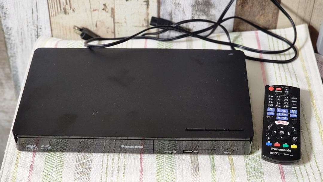 Panasonic 4K ブルーレイプレーヤー DMP-BDT180-K