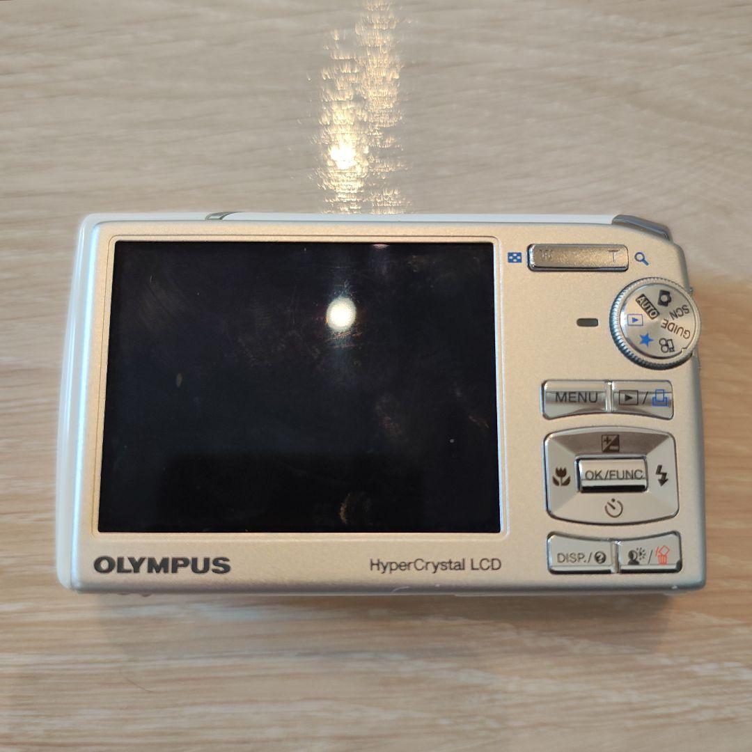 【美品】OLYMPUS μ デジタルカメラ ホワイト