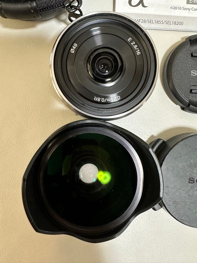 SONY Eマウントレンズ　＋　フィッシュアイコンバーター