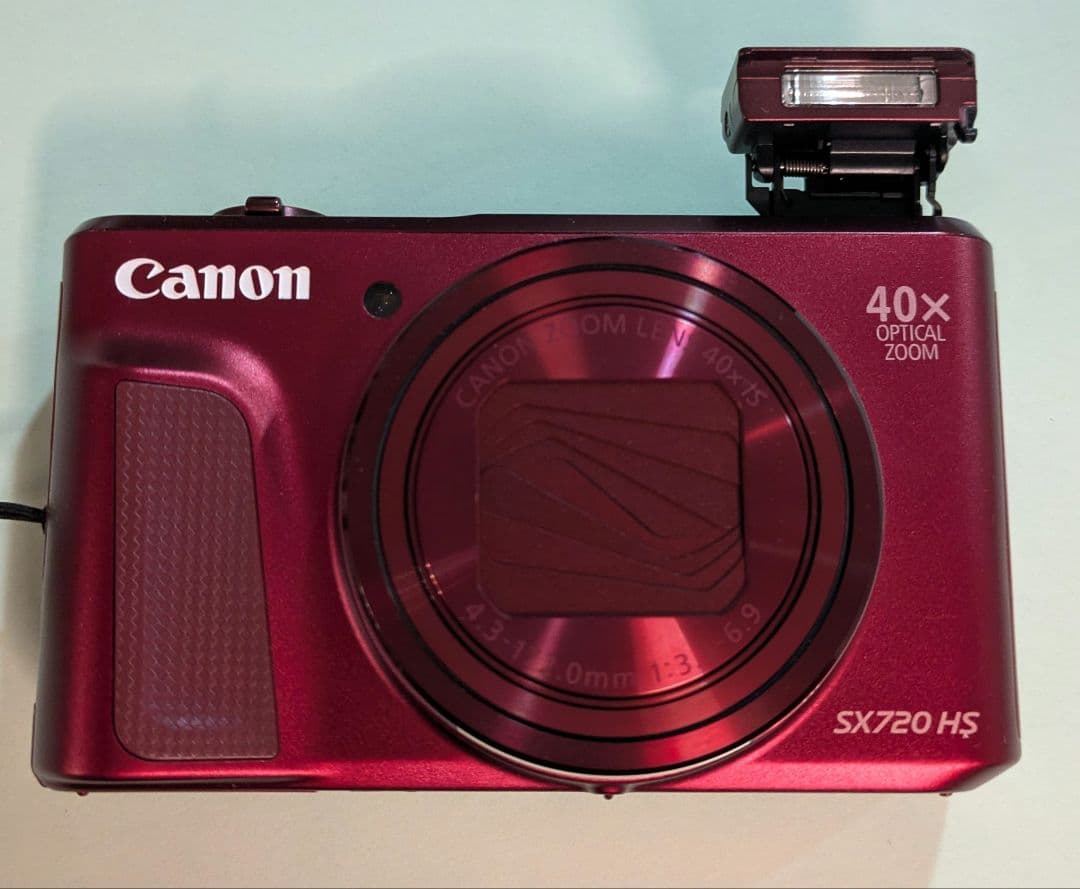 【値下げ】Canon SX720 HS 赤 40倍ズーム コンデジ
