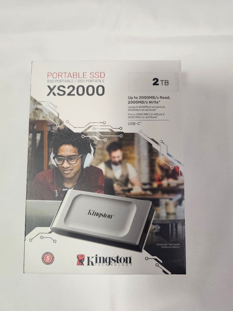 Kingston XS2000 ポータブルSSD 2TB