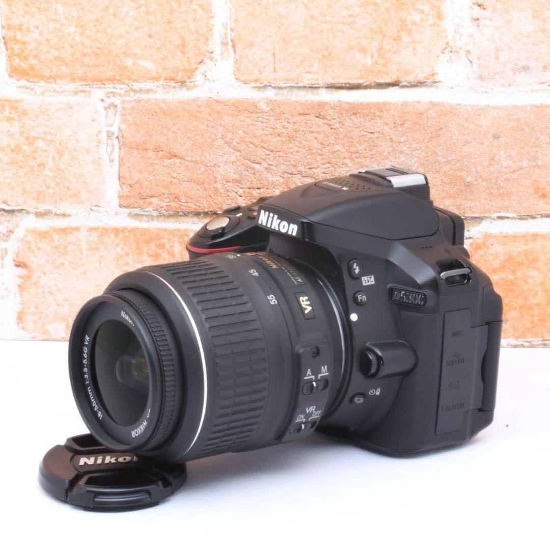 デジタル一眼レフ入門✨ニコン D5300✨手ぶれ補正✨Wi-Fi機能つき