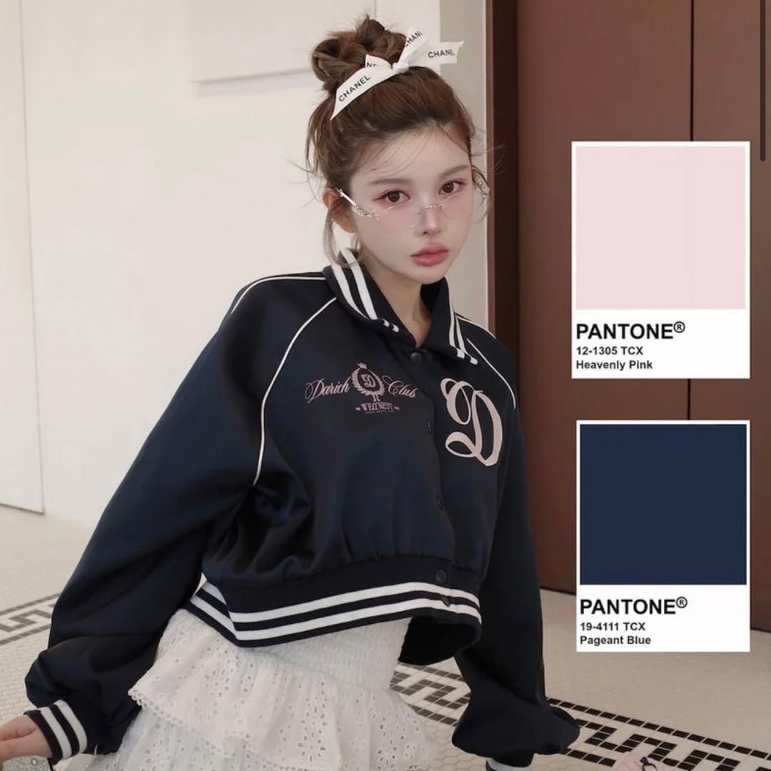 n*a様 【タグ付き】ダーリッチ Darich Clubスカジャン ネイビー