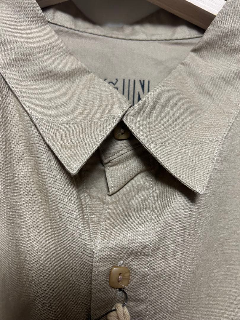 テンダーロイン COTTON SHT SOLID KHAKI M