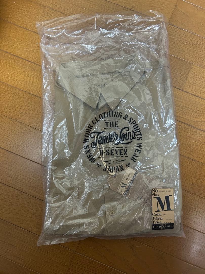 テンダーロイン COTTON SHT SOLID KHAKI M