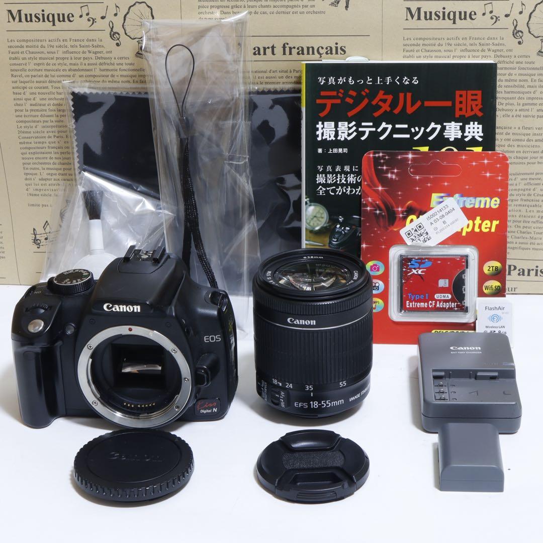 ★ スマホに送れる一眼レフ★WiFi機能★キャノン EOSKiss NISセット