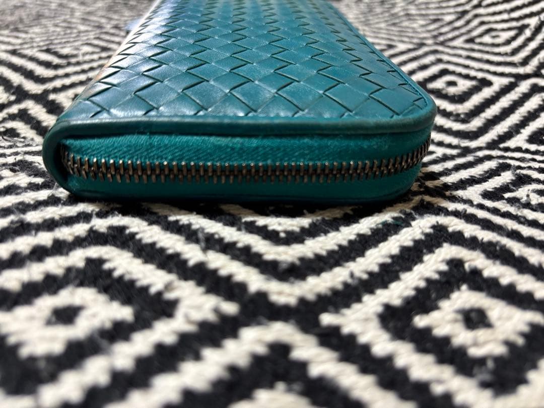 正規品BOTTEGA VENETA ラウンドファスナー 長財布イントレチャート