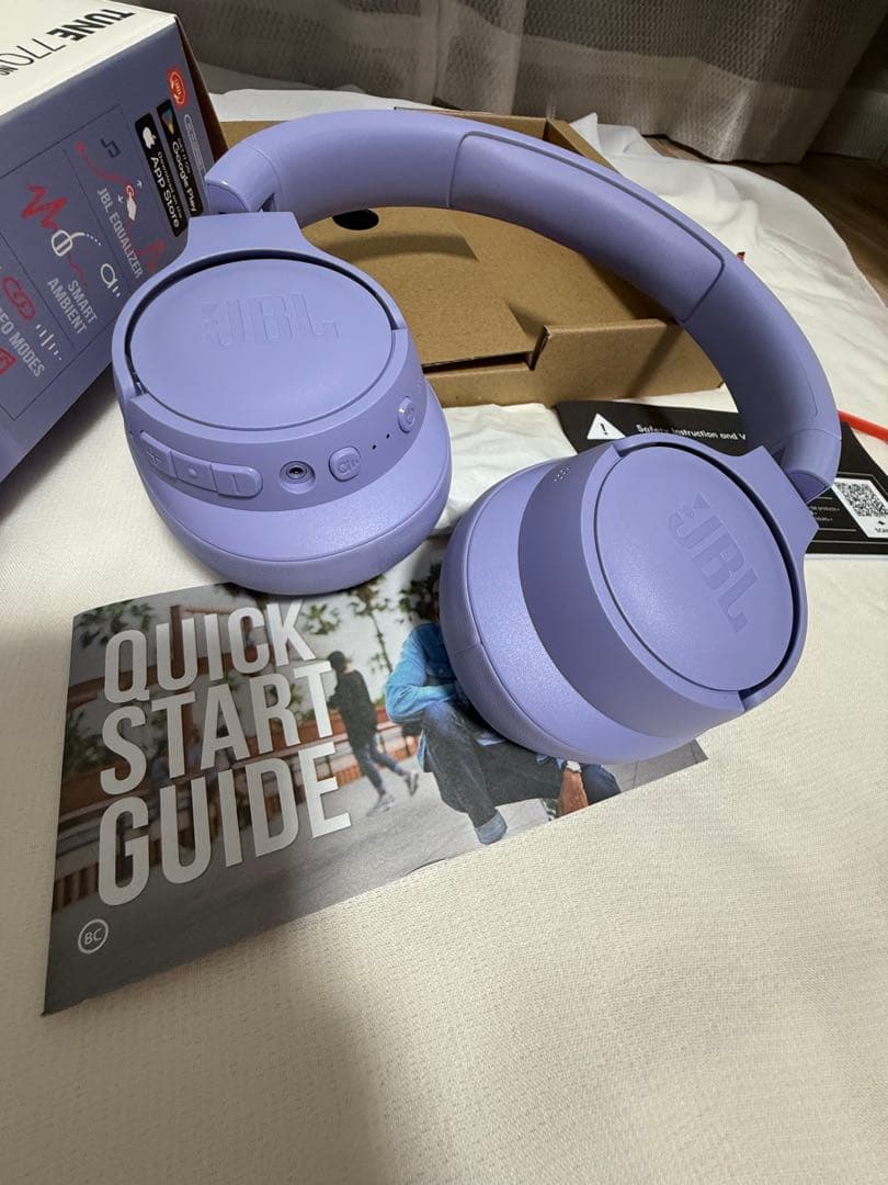 JBL Tune 770NC ワイヤレスヘッドホン ラベンダー