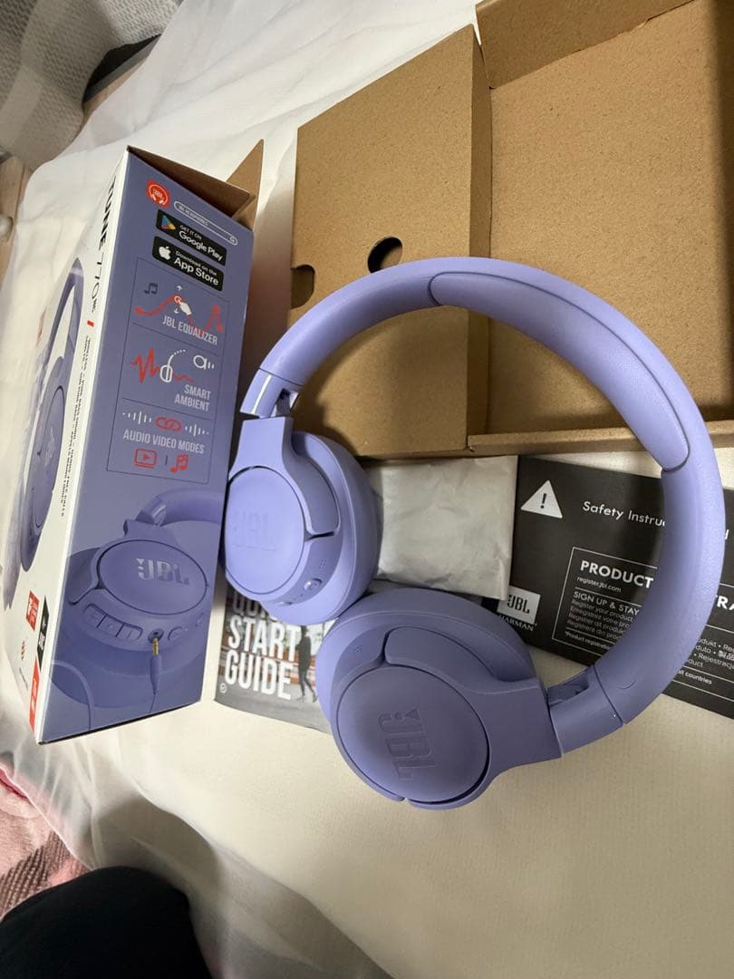 JBL Tune 770NC ワイヤレスヘッドホン ラベンダー