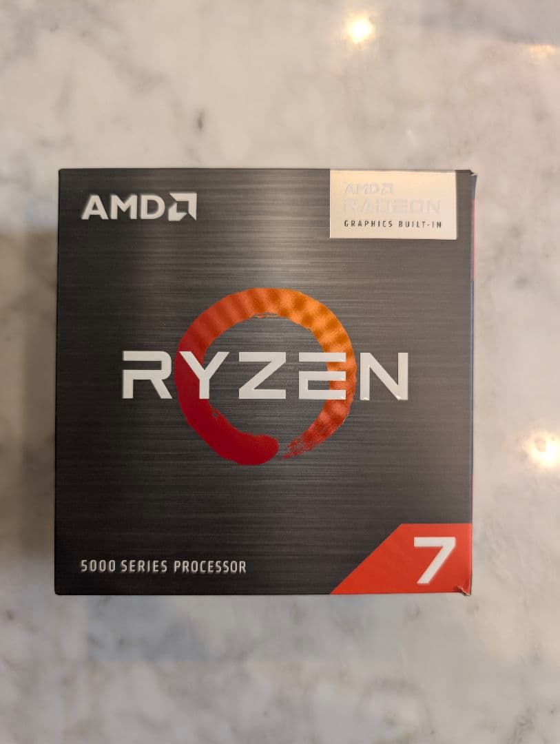 AMD Ryzen 7 5700G CPU AM4(クーラー無し)