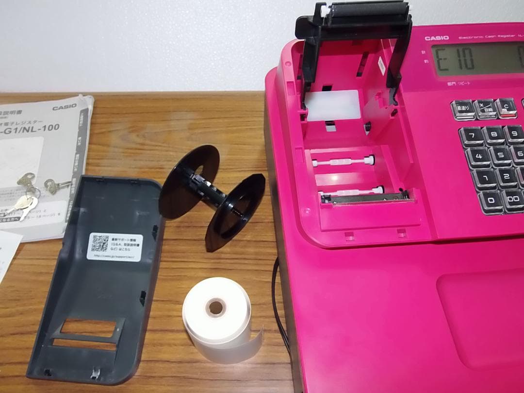 CASIO NL-100PK 電子レジスター ピンク 250614