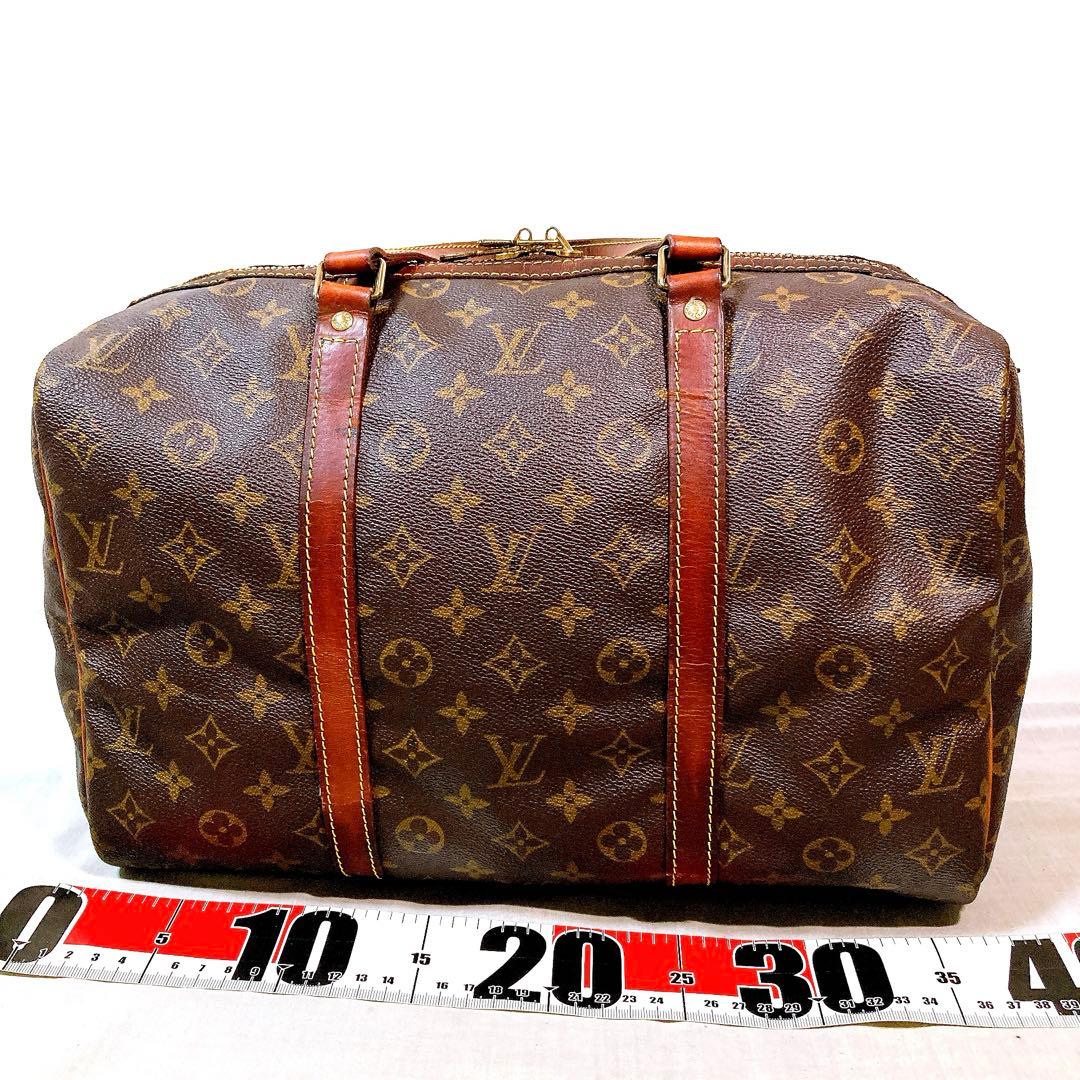 743 ルイヴィトン モノグラム　ハンドバッグボストンバッグ　サックスプール35