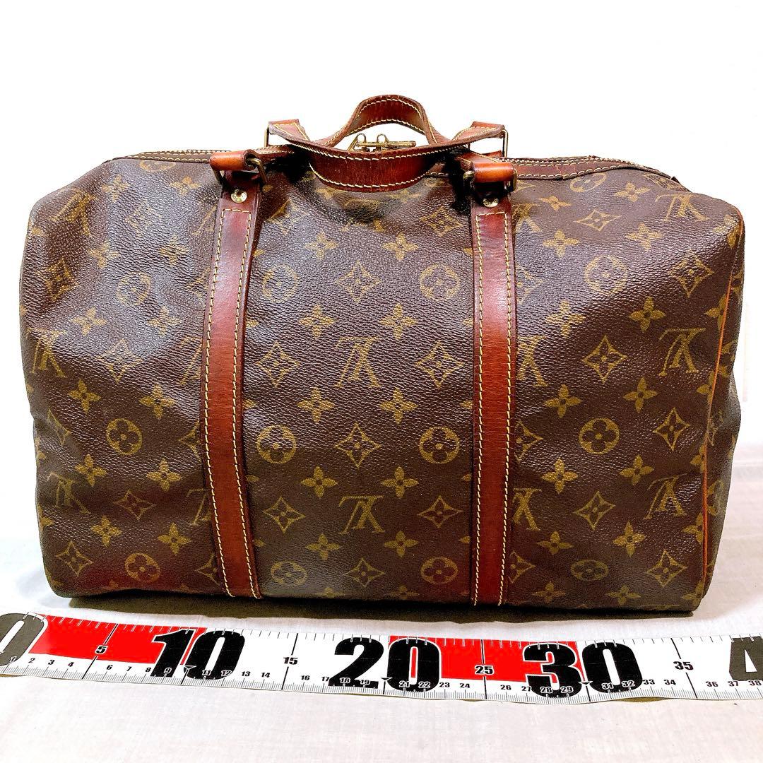 743 ルイヴィトン モノグラム　ハンドバッグボストンバッグ　サックスプール35