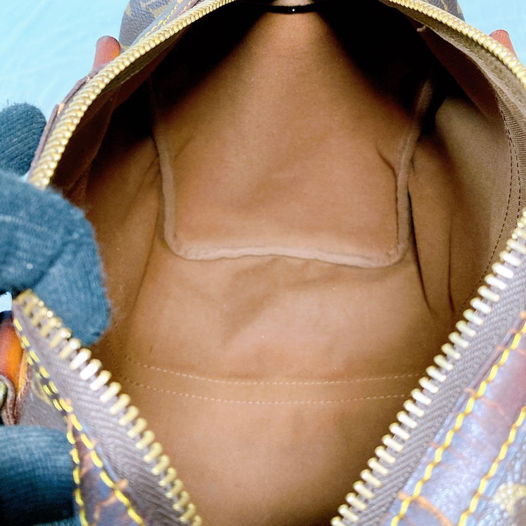 743 ルイヴィトン モノグラム　ハンドバッグボストンバッグ　サックスプール35