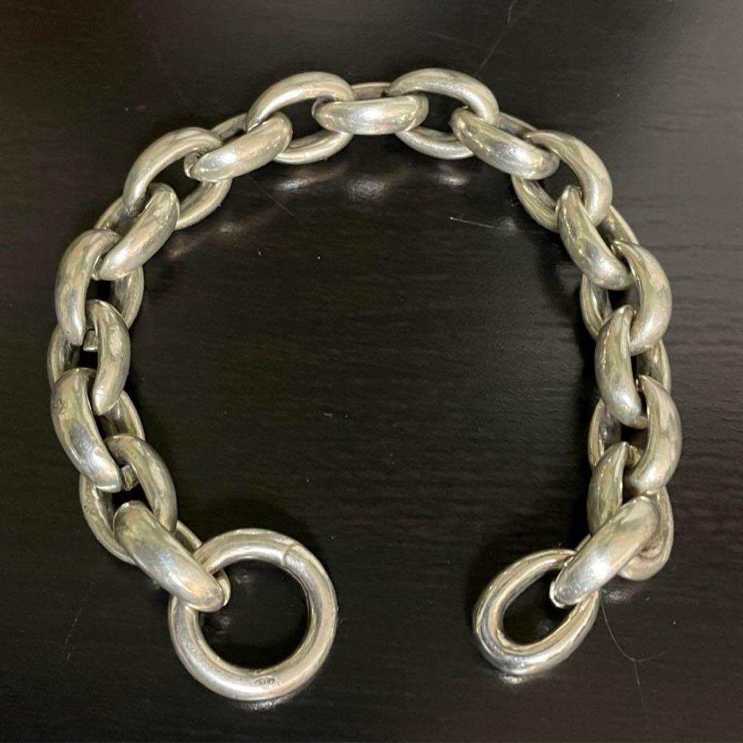 ノーブランド アクロバット デタッチャブル シルバー925 ブレスレット