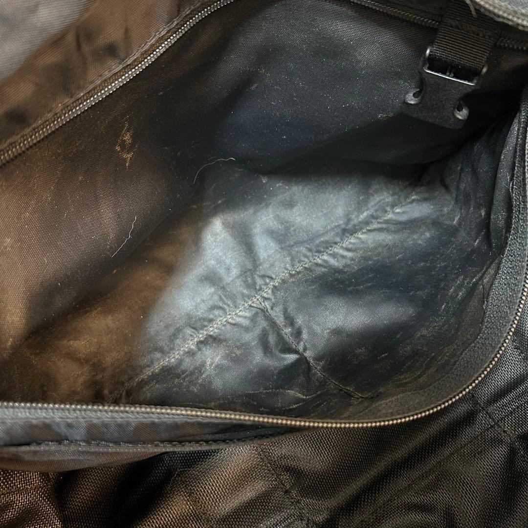 【人気✨A4可/大容量】ブリーフィング　トートバッグ　肩がけ可　ブラック　良品