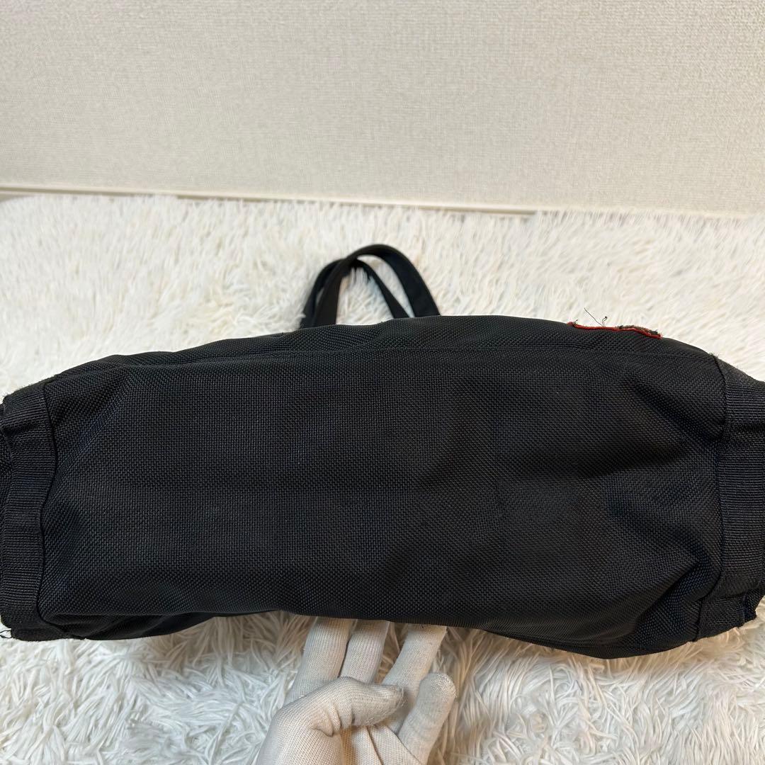 【人気✨A4可/大容量】ブリーフィング　トートバッグ　肩がけ可　ブラック　良品