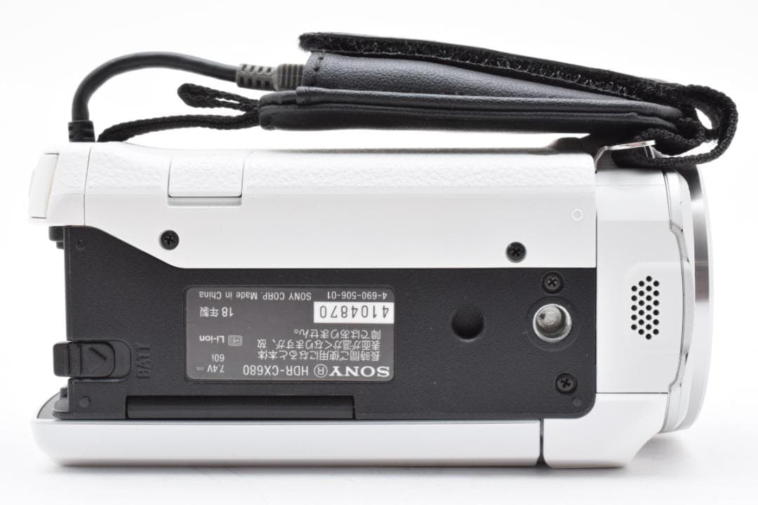 【美品】SONY HDR-CX680 ビデオカメラ ホワイト#2617884