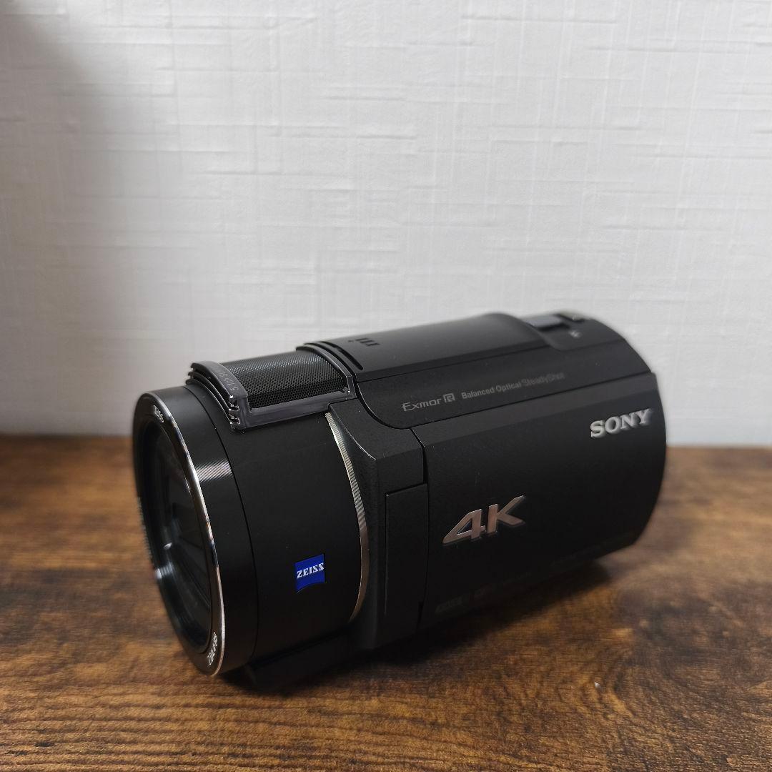 【美品】SONY FDR-AX45 4Kビデオカメラ　予備バッテリー＆充電器付