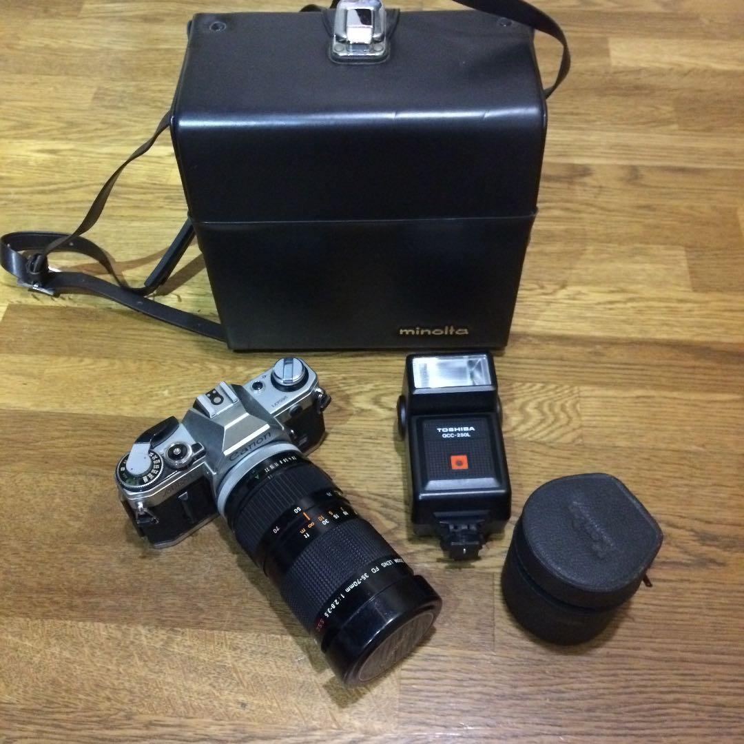 レトロカメラセット ケース付き