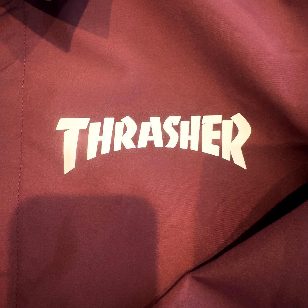 AAHARDWEAR THRASHER バーガンディ　スノボウェア
