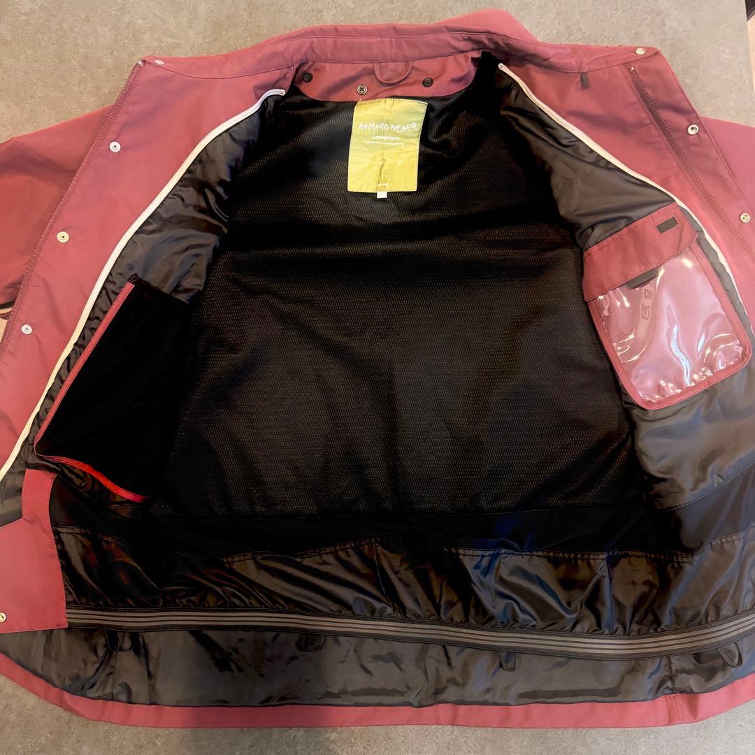 AAHARDWEAR THRASHER バーガンディ　スノボウェア