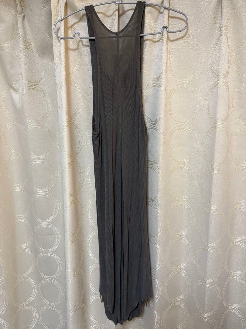 RICK OWENS Basic rib tank DUST サイズL
